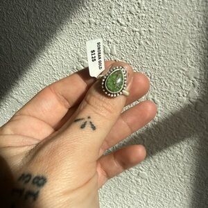 Sonoran Gold Turquoise 925 Sterling Silver Ring